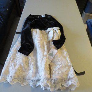 Black & Gold Rare Editions Dress Size 14